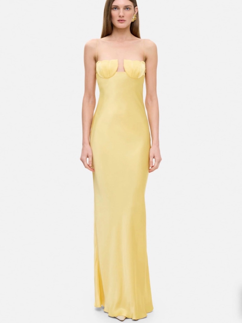 NWT Anna October Tulip Dress Yellow Medium